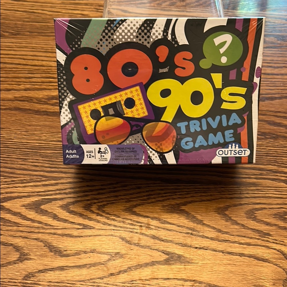 80's & 90's Trivia Game - Colorful Edition